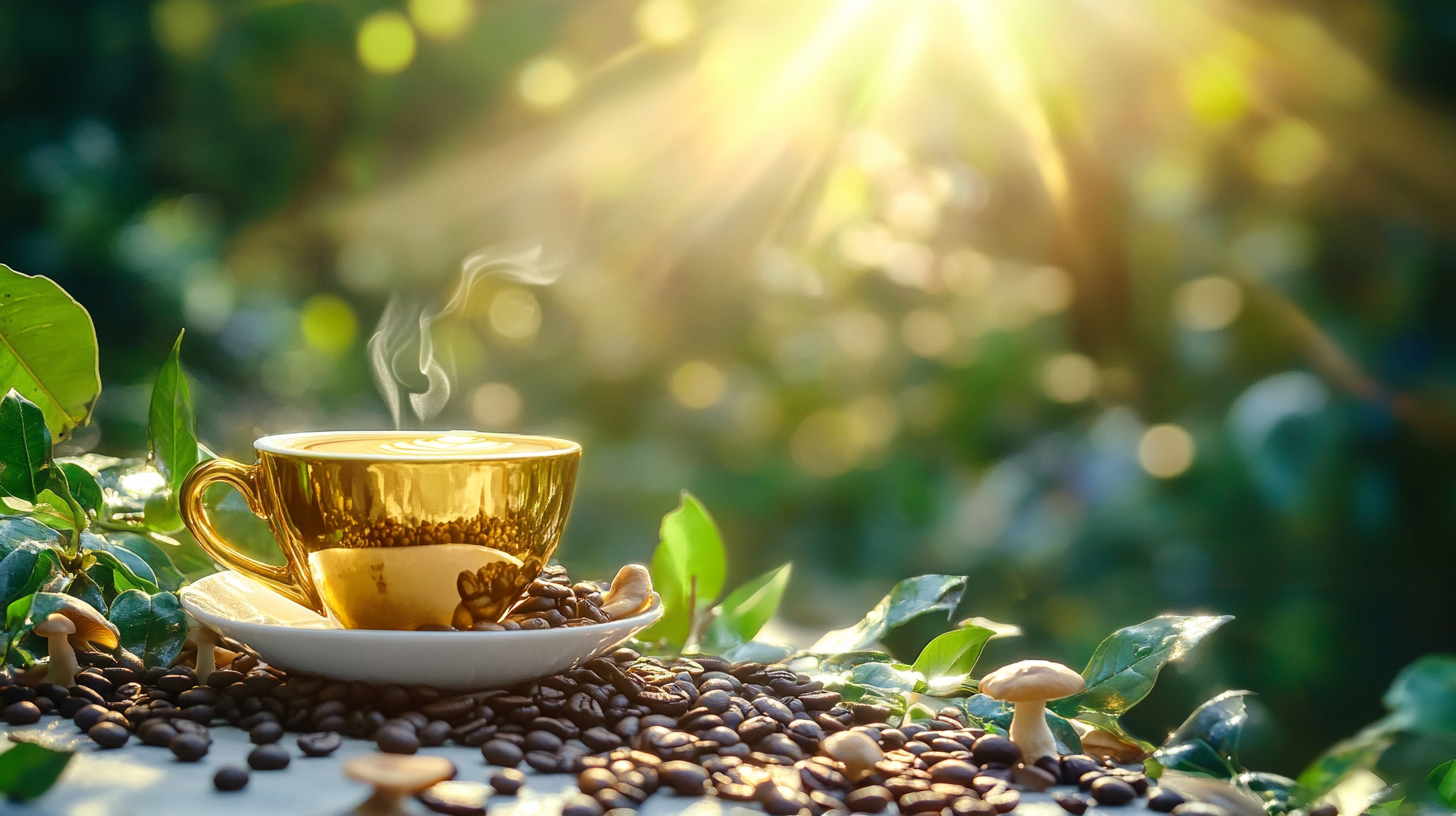 Ashwagandha & Chaga Adaptogen Coffee Mix BIO (prášek), 10 sáčků -3